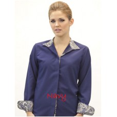 Fashionable Wrap Collar Shirt - 68700